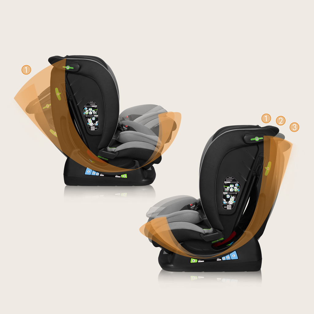 LIONELO Autosedačka Aart i-Size (40-150 cm) Grey Graphite