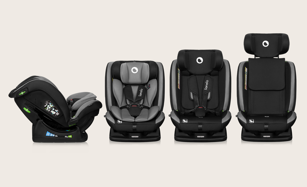 LIONELO Autosedačka Aart i-Size (40-150 cm) Grey Graphite