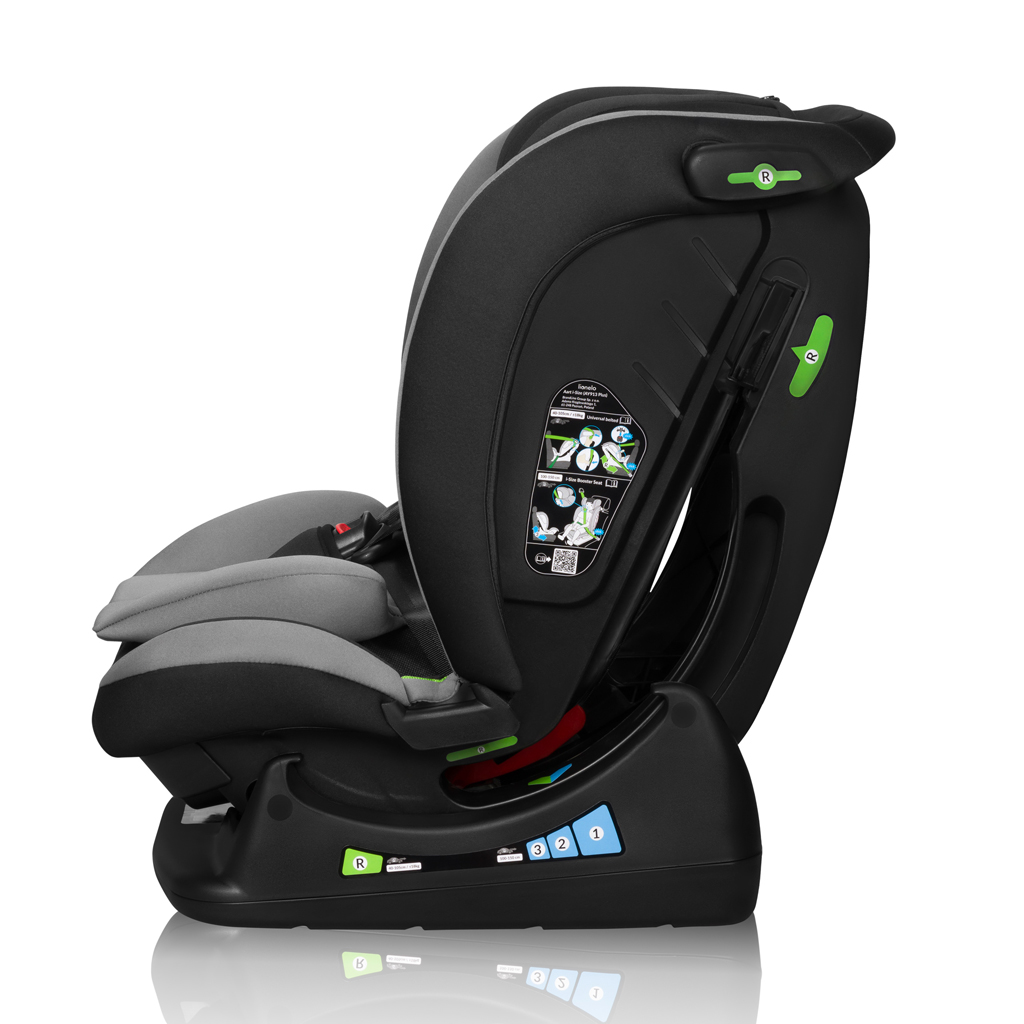 LIONELO Autosedačka Aart i-Size (40-150 cm) Grey Graphite