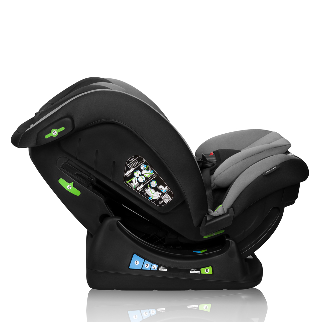 LIONELO Autosedačka Aart i-Size (40-150 cm) Grey Graphite