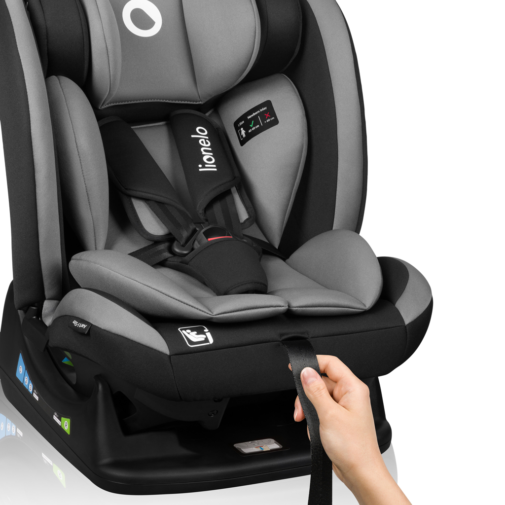 LIONELO Autosedačka Aart i-Size (40-150 cm) Grey Graphite