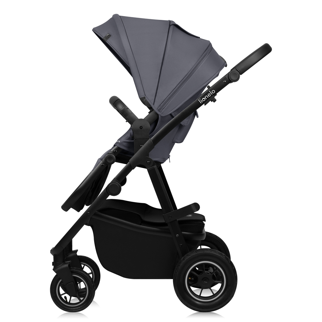 LIONELO Kočík kombinovaný Amber Plus 3v1 Grey Graphite