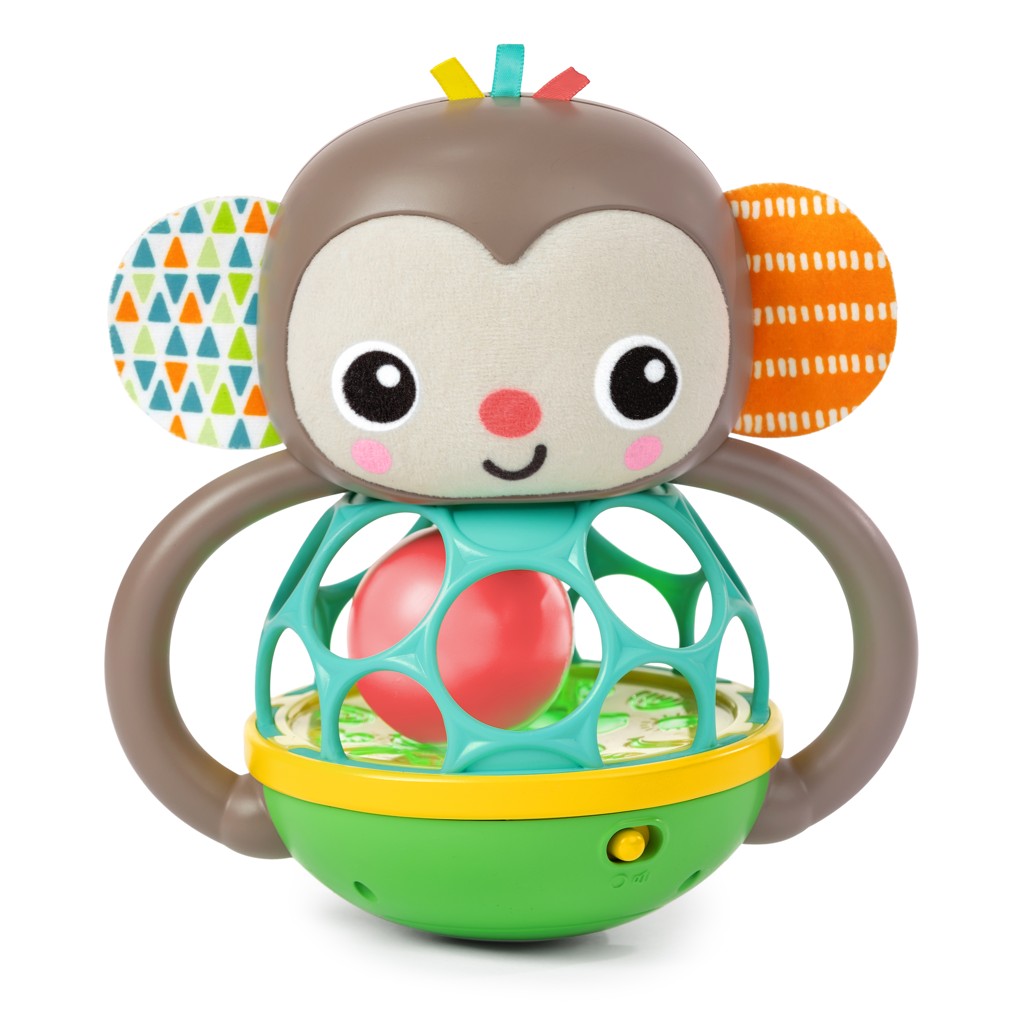 OBALL Hračka multisenzorická Grab &amp; Giggle Monkey™ 6m+