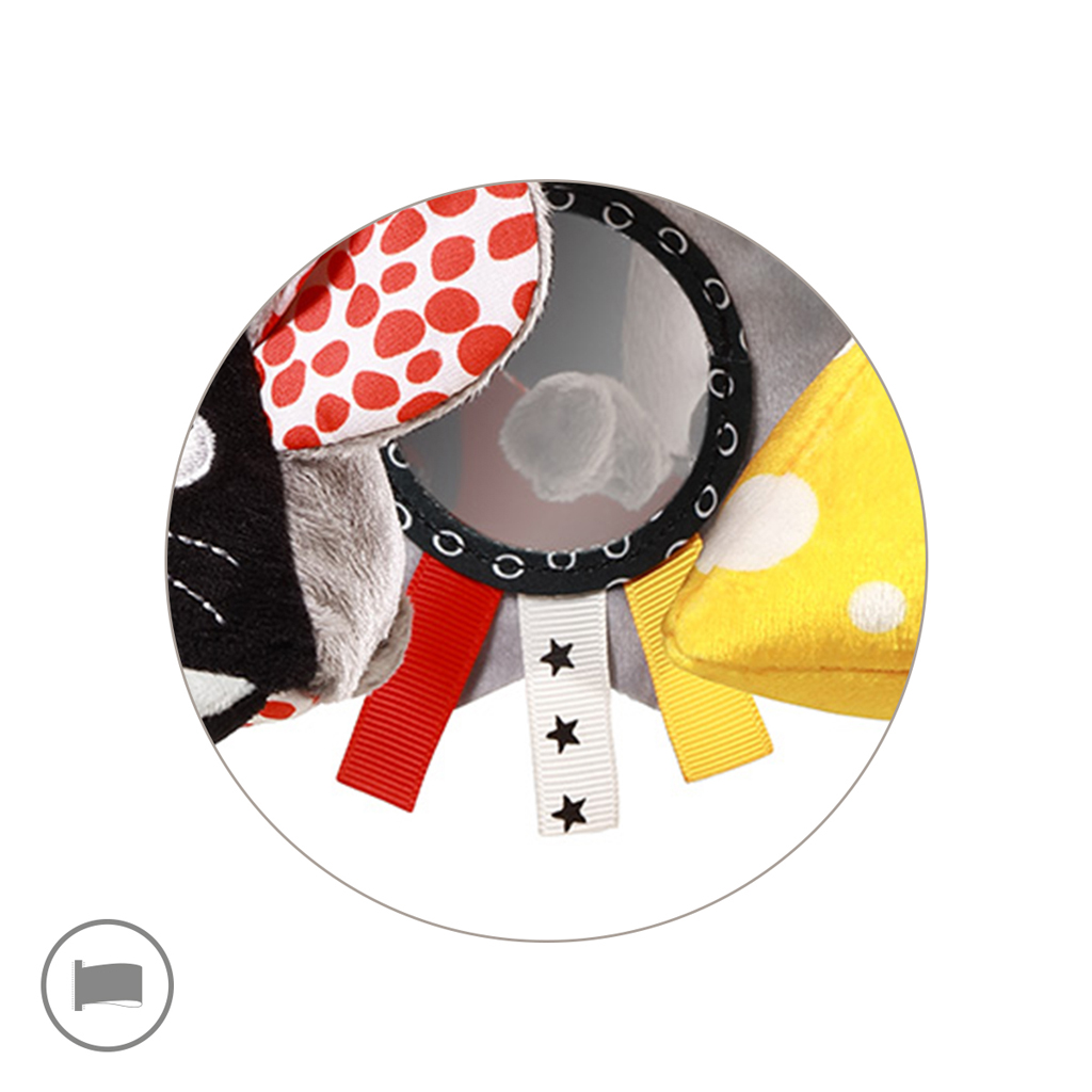 BABYONO Hračka závesná kontrastný kolotoč Mouse 0 m+