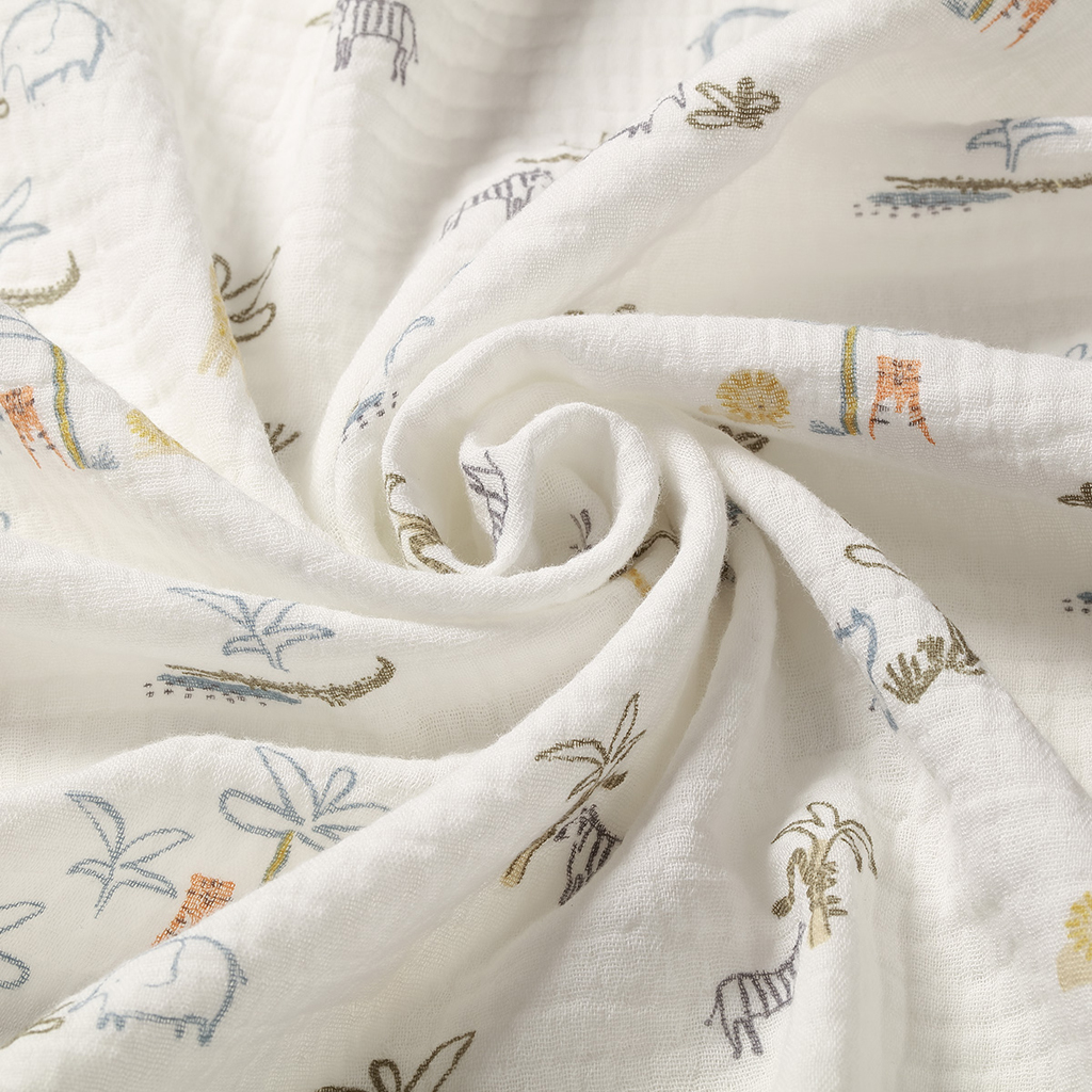 BABYONO Plienky mušelínové Super Soft 3 ks, Green 70 x 70 cm