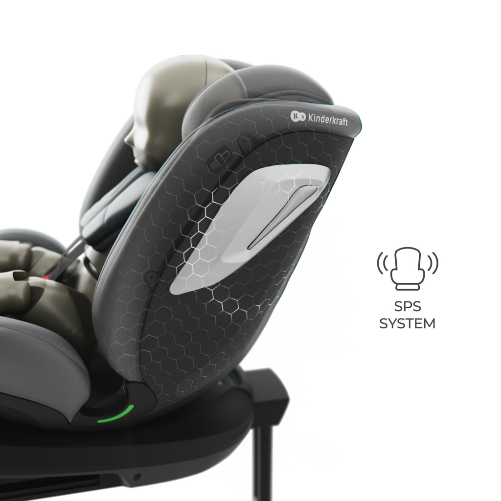 KINDERKRAFT Autosedačka i-Grow 2 Plus (40-150 cm) Grey