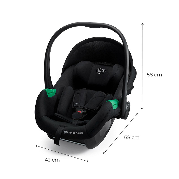 KINDERKRAFT Autosedačka Mink Pro 2 (0-13 kg) Black
