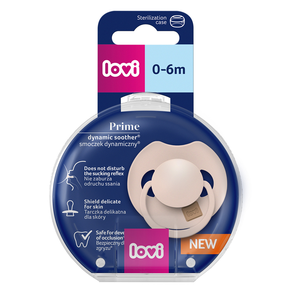 LOVI Cumlík silikónový dynamický Prime 0-6m 1ks Nude