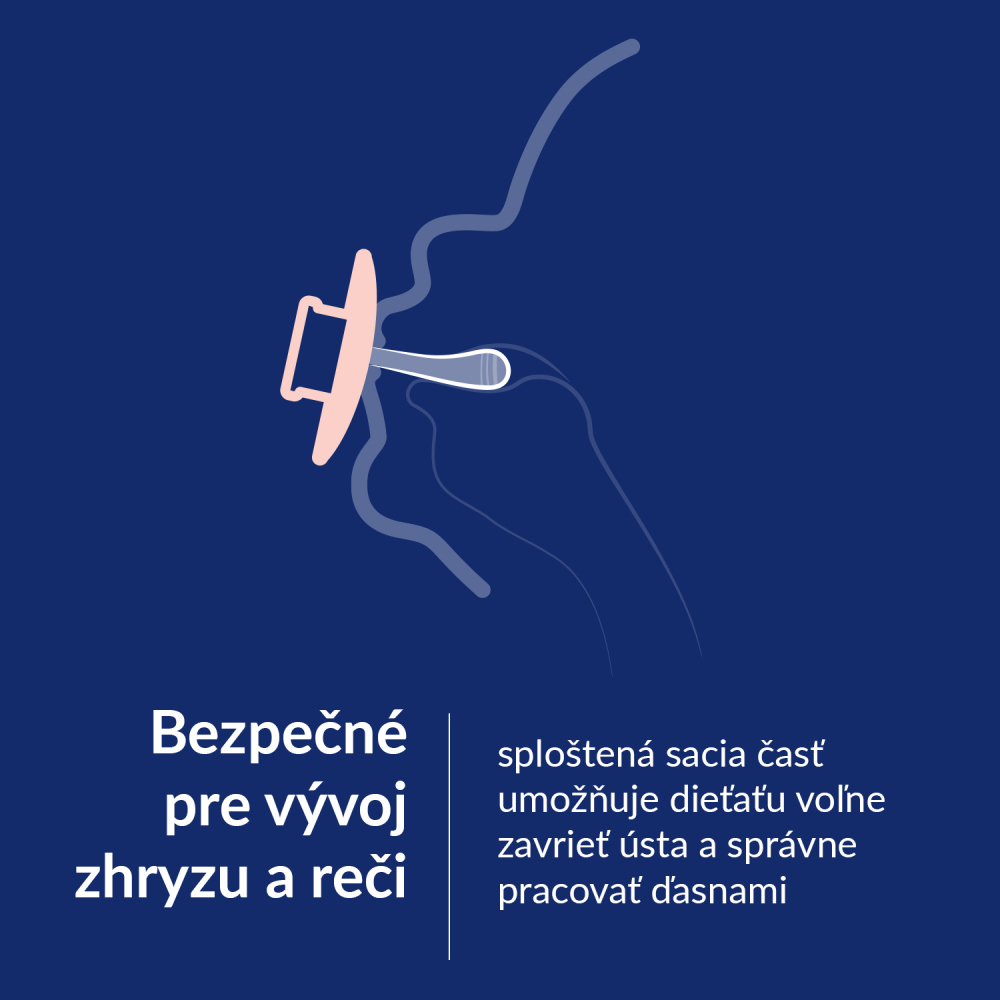 LOVI Cumlík svietiaci silikónový dynamický Prime 18m+ 2ks Ivory/Blush