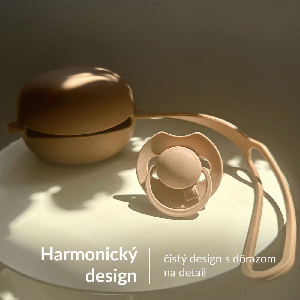 LOVI Cumlík svietiaci silikónový dynamický Prime 18m+ 2ks Ivory/Blush