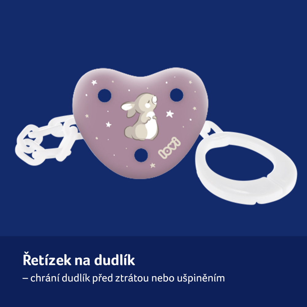 LOVI Retiazka na cumlík Night&amp;Day dievča