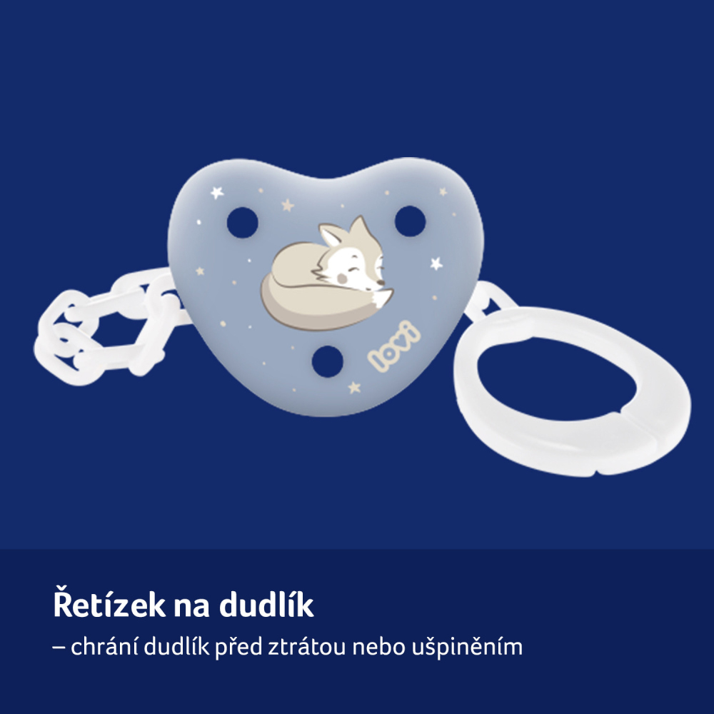 LOVI Retiazka na cumlík Night&amp;Day chlapec