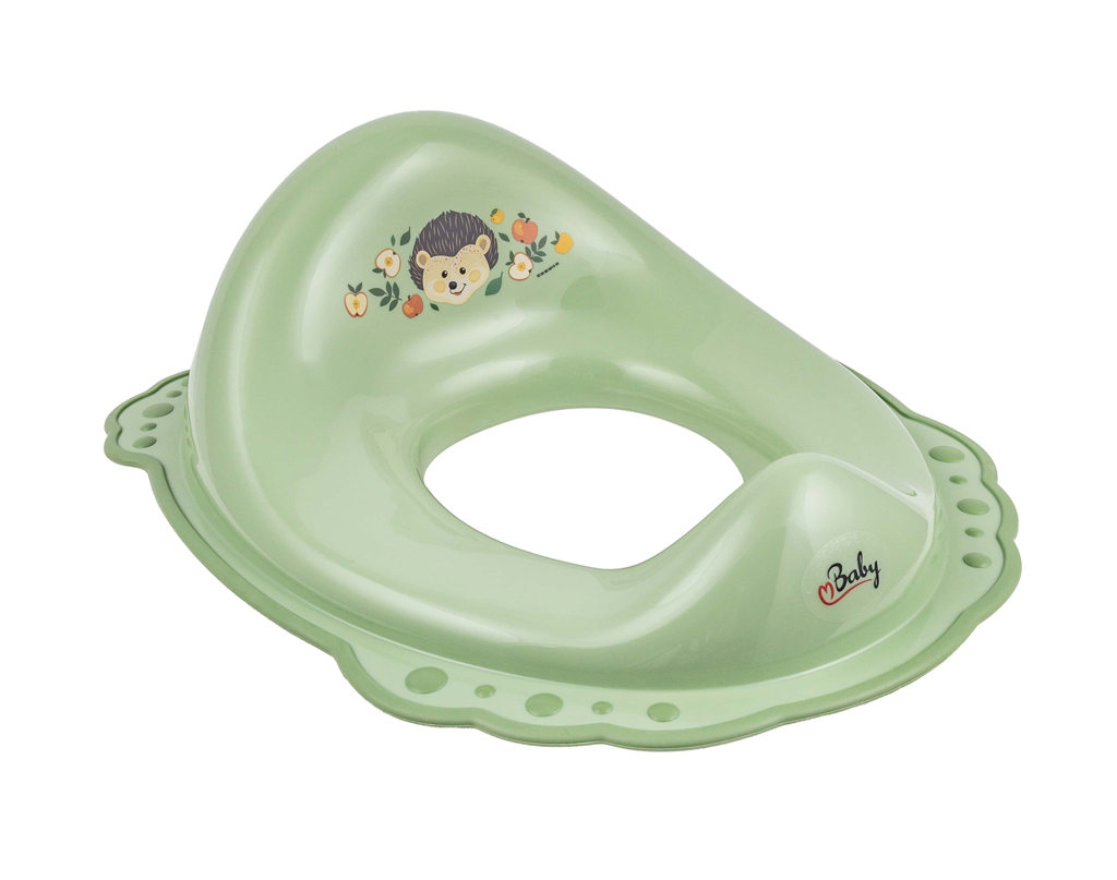 MALTEX Redukcia na WC protišmyková The Nature Buddies Ježko - Green