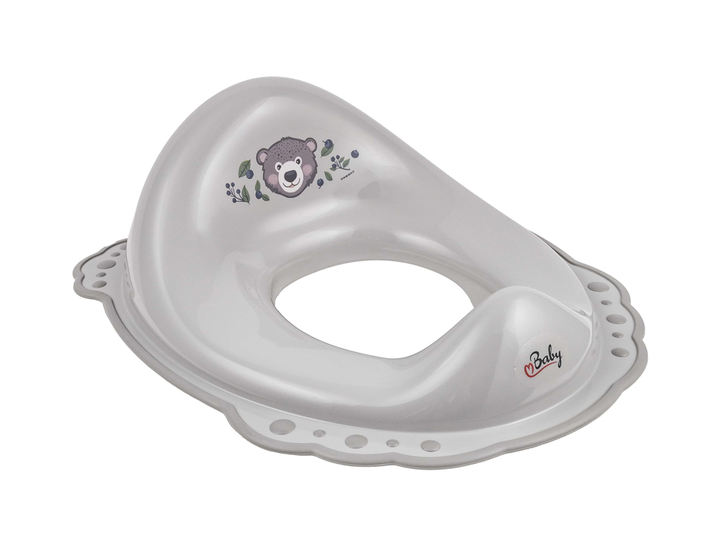 MALTEX Redukcia na WC protišmyková The Nature Buddies Medveď - Grey