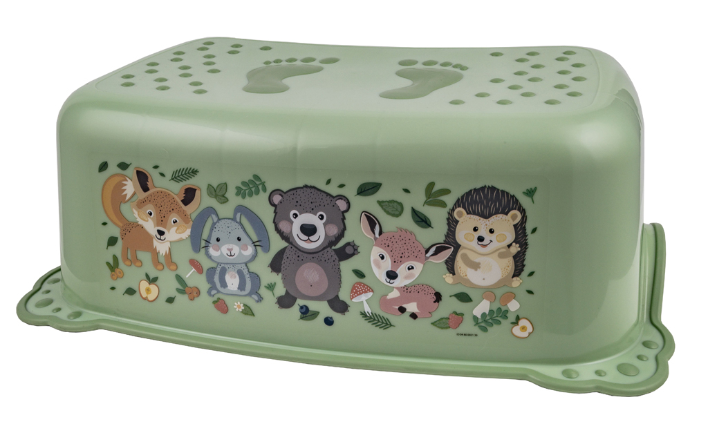 MALTEX Stupienok protišmykový The Nature Buddies Ježko - Green