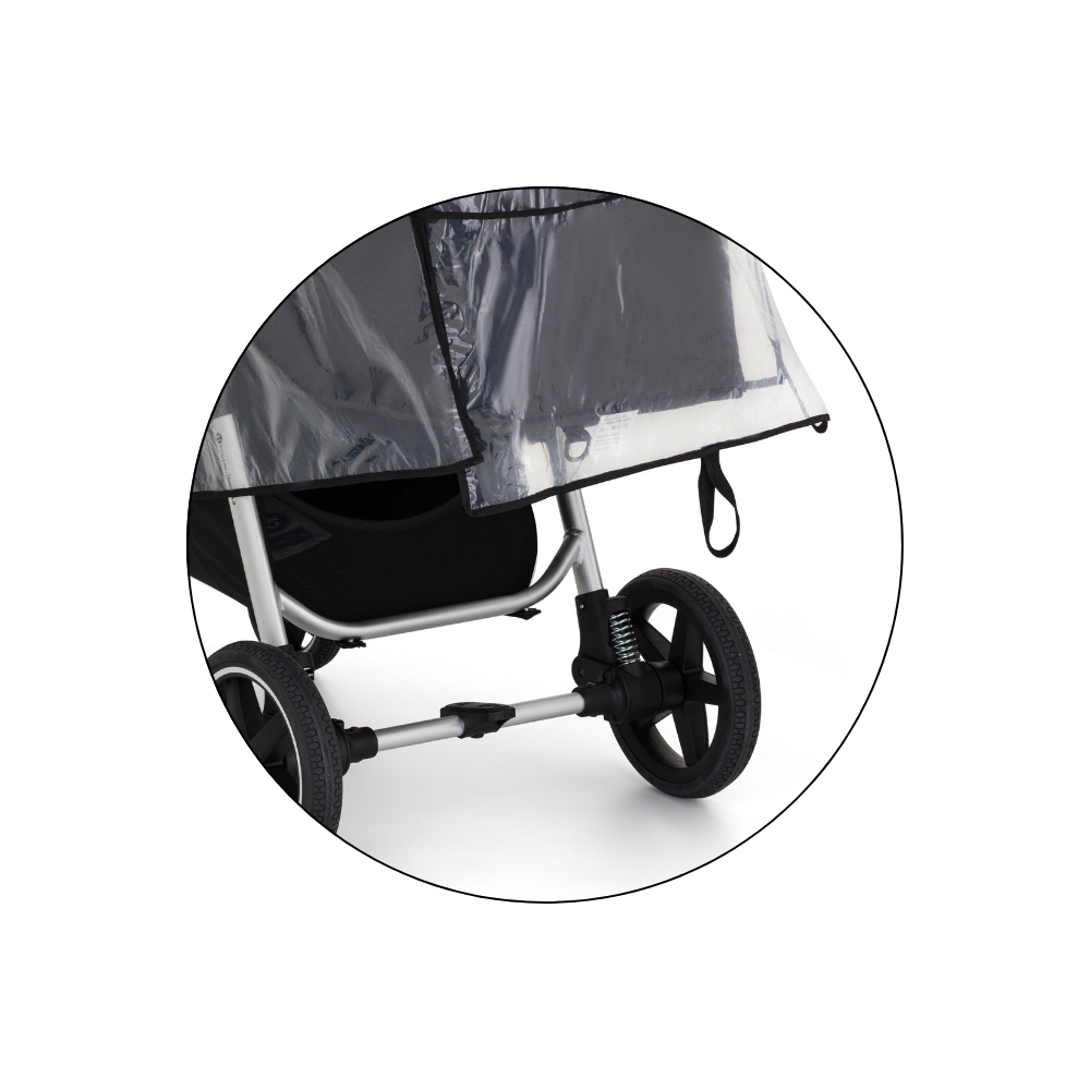 PETITE&amp;MARS Rainy Large pláštenka na priestranný športový kočík