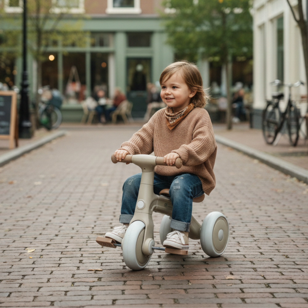 PETITE&amp;MARS Trojkolka multifunkčná 3v1 Bingo Ivory White