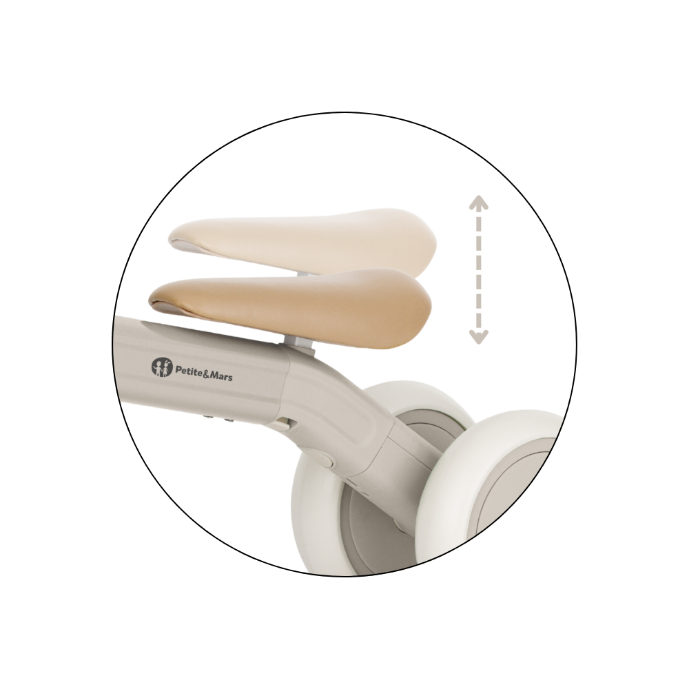 PETITE&amp;MARS Trojkolka multifunkčná 3v1 Bingo Ivory White