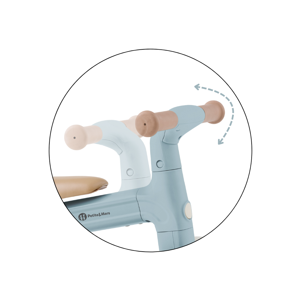 PETITE&amp;MARS Trojkolka multifunkčná 3v1 Bingo Sterling Blue