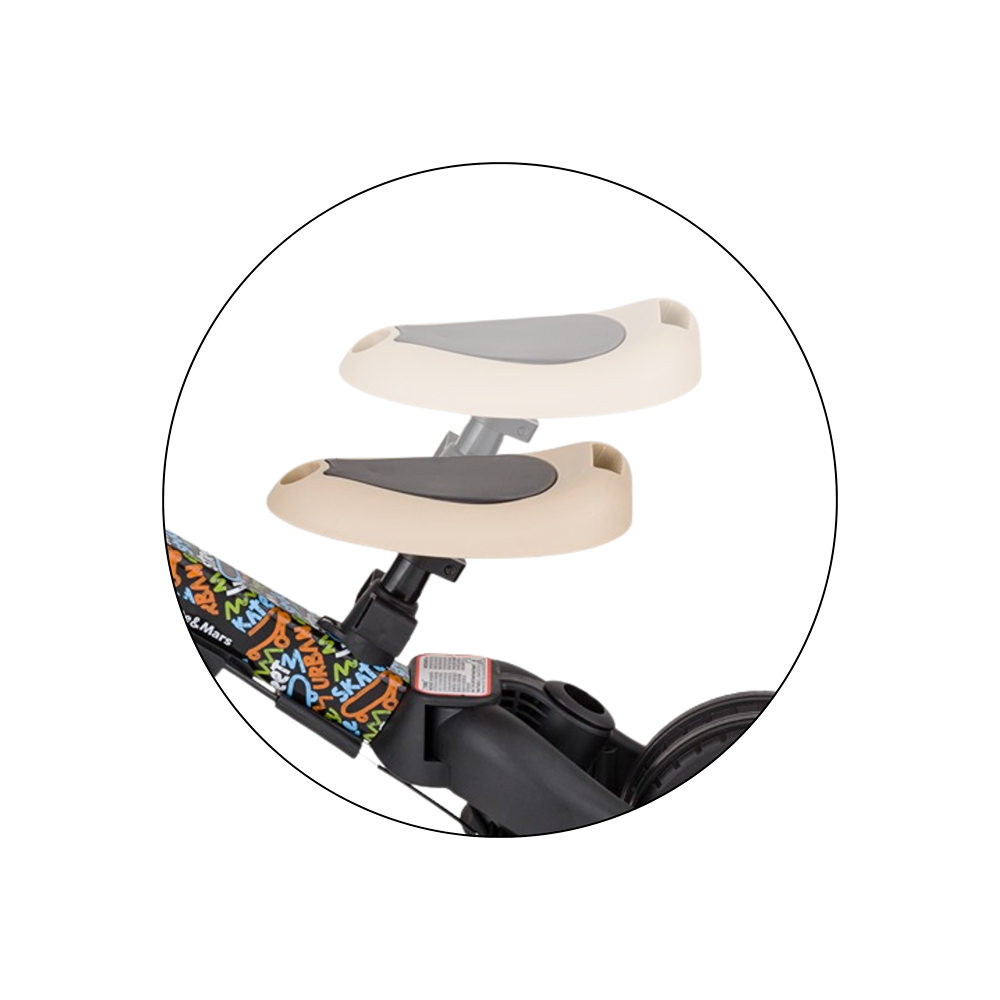 PETITE&amp;MARS Trojkolka multifunkčná 5v1 Turbo - limitovaná edícia City Beat