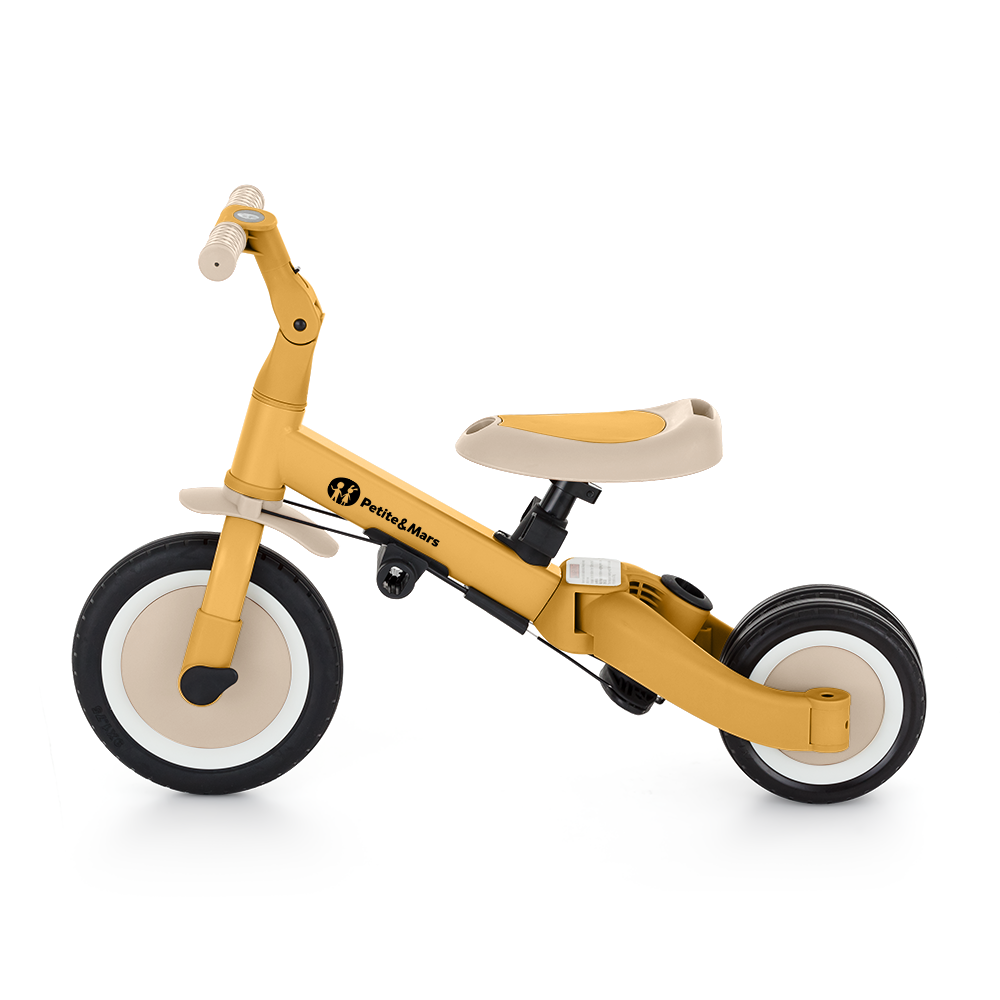 PETITE&amp;MARS Trojkolka multifunkčná 5v1 Turbo Intense Ochre