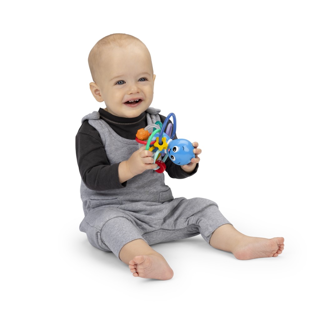 BABY EINSTEIN Hryzačka/hrkálka Opus’s Shake &amp; Soothe™ 0m+