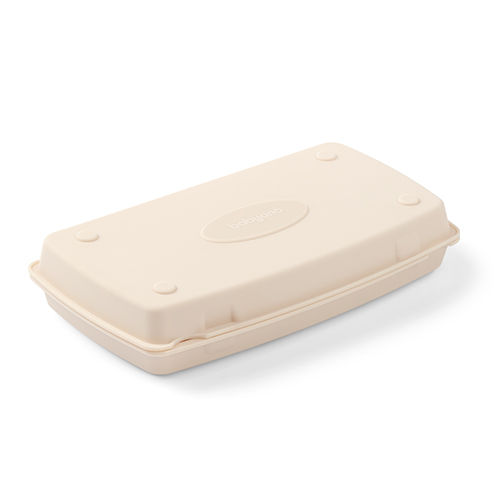 BABYONO Stojan na sušenie dojčenských fliaš a cumlíkov béžový