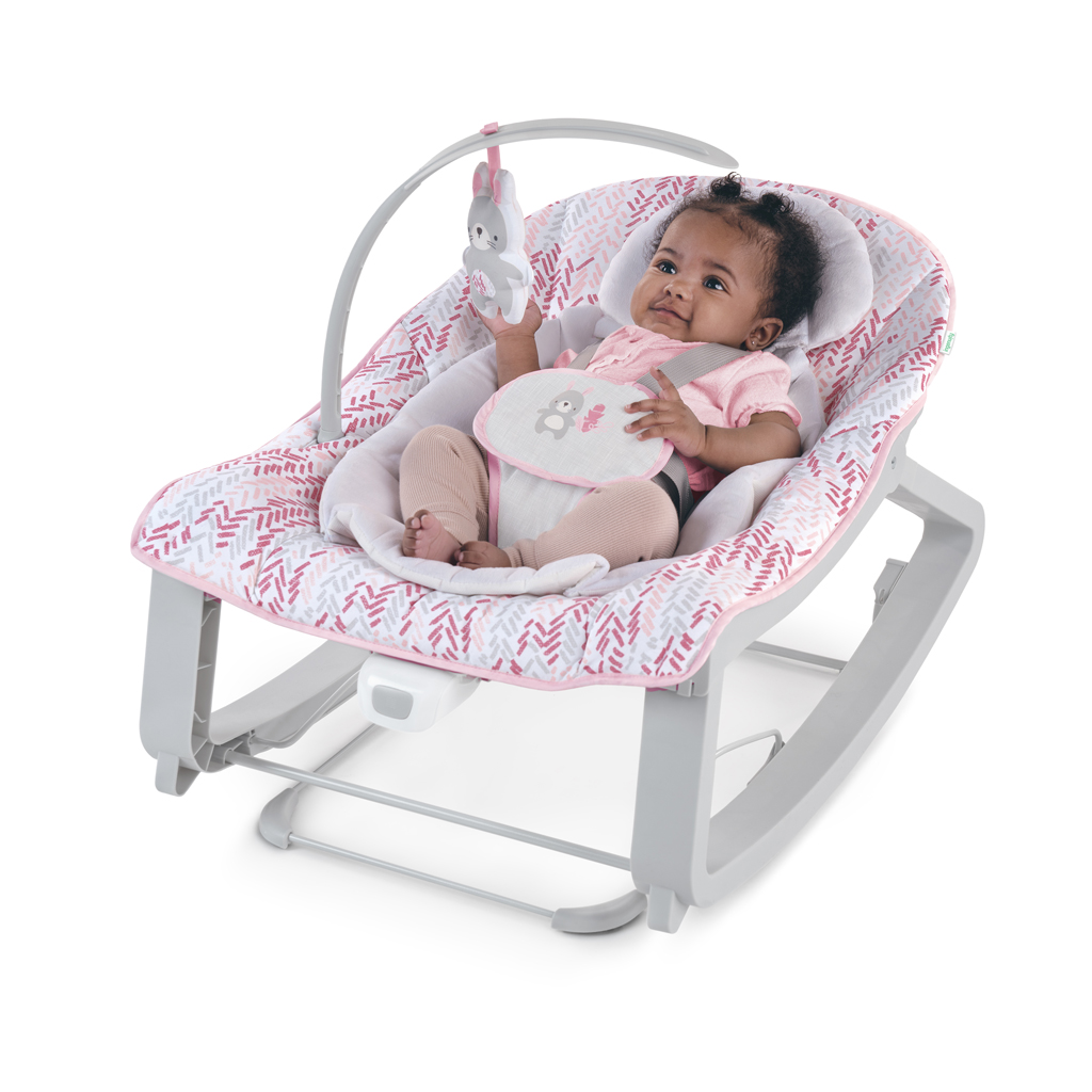 INGENUITY Lehátko vibrujúce 3v1 Keep Cozy™ Lily™ 0m+, do 18kg