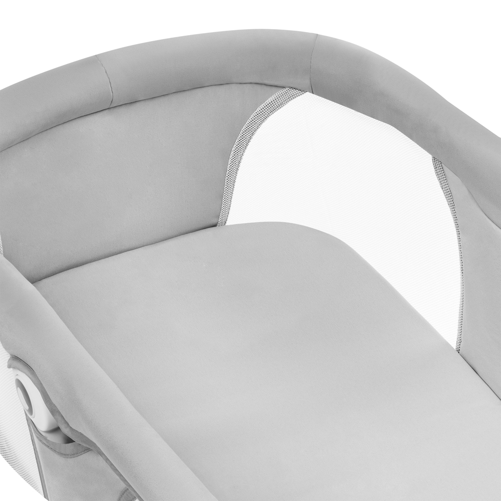 LIONELO Detské lehátko Bella Set Grey Concrete, 0m+