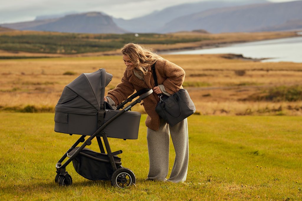 LIONELO Kočík kombinovaný Amber Plus 3v1 Green Forest