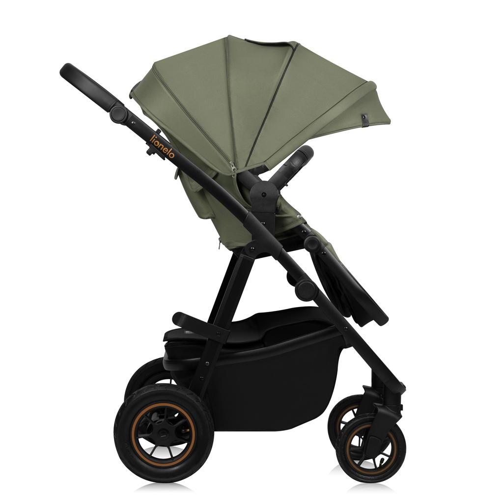 LIONELO Kočík kombinovaný Amber Plus 3v1 Green Forest