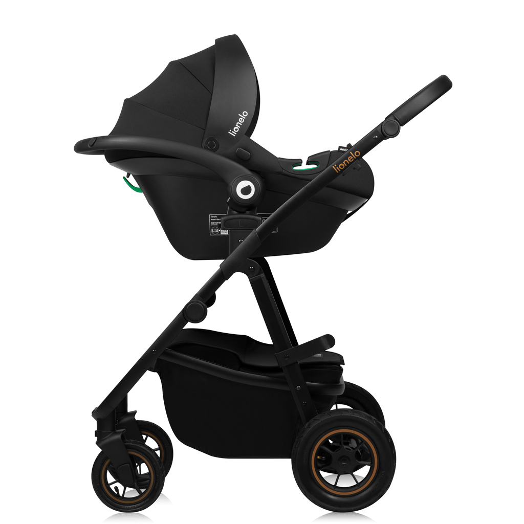 LIONELO Kočík kombinovaný Amber Plus 3v1 Green Forest