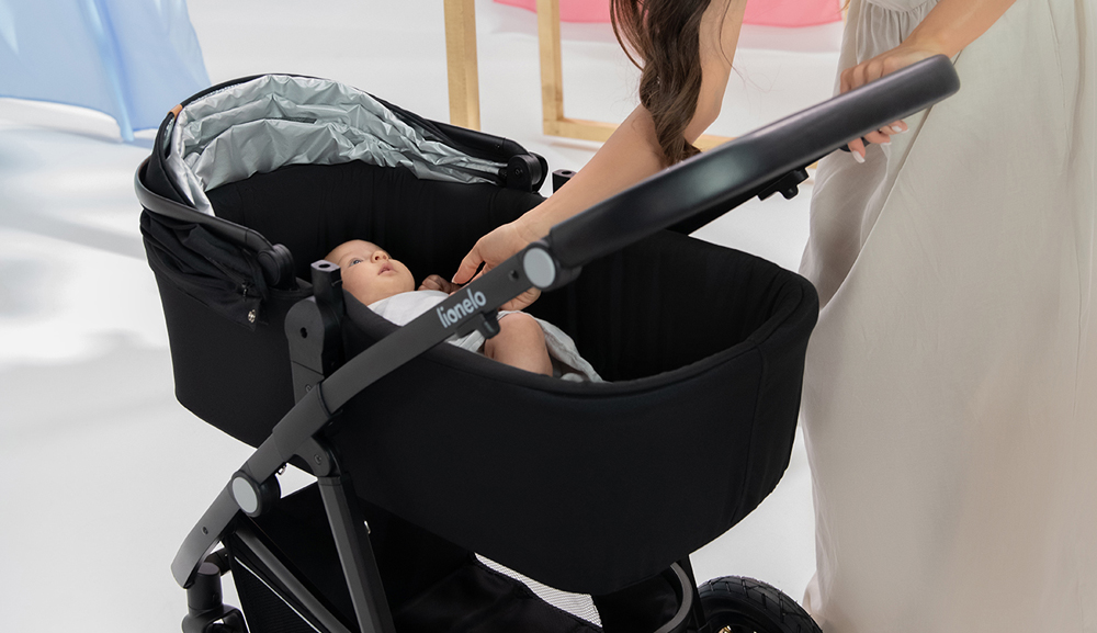 LIONELO Kombinovaný kočík Bianka 3v1 Beige Sand