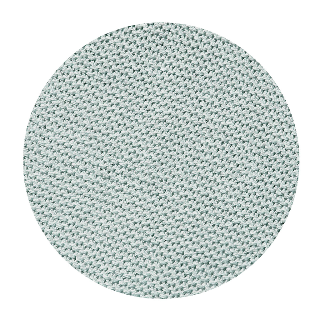 BABYONO Deka pletená bambusová Green 75 x 100 cm