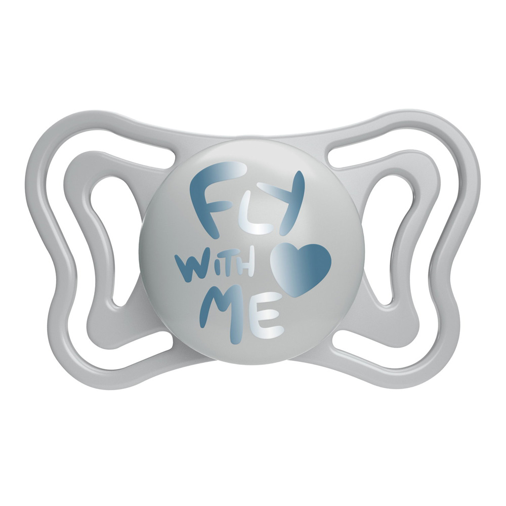 CHICCO Cumlík Physio Light silikónový chlapec 2-6m, 2 ks