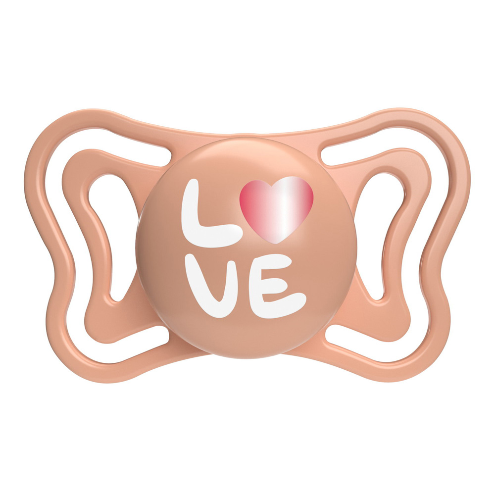 CHICCO Cumlík Physio Light silikónový dievča 16-36m, 2 ks