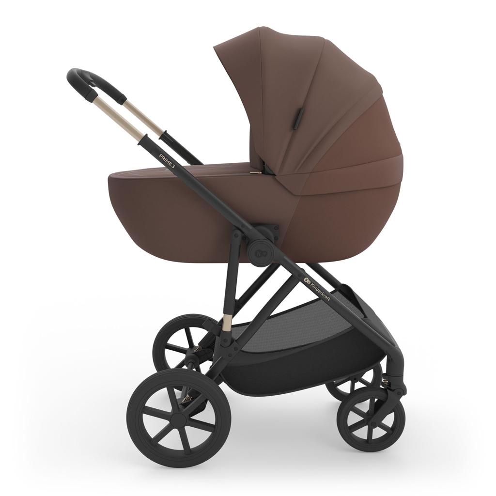 KINDERKRAFT Kočík kombinovaný 2v1 Prime 3 Velvet Mocca