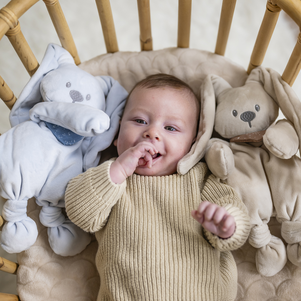 NATTOU Hračka plyšový Lapidou Glow piesková 36 cm, 0 m+