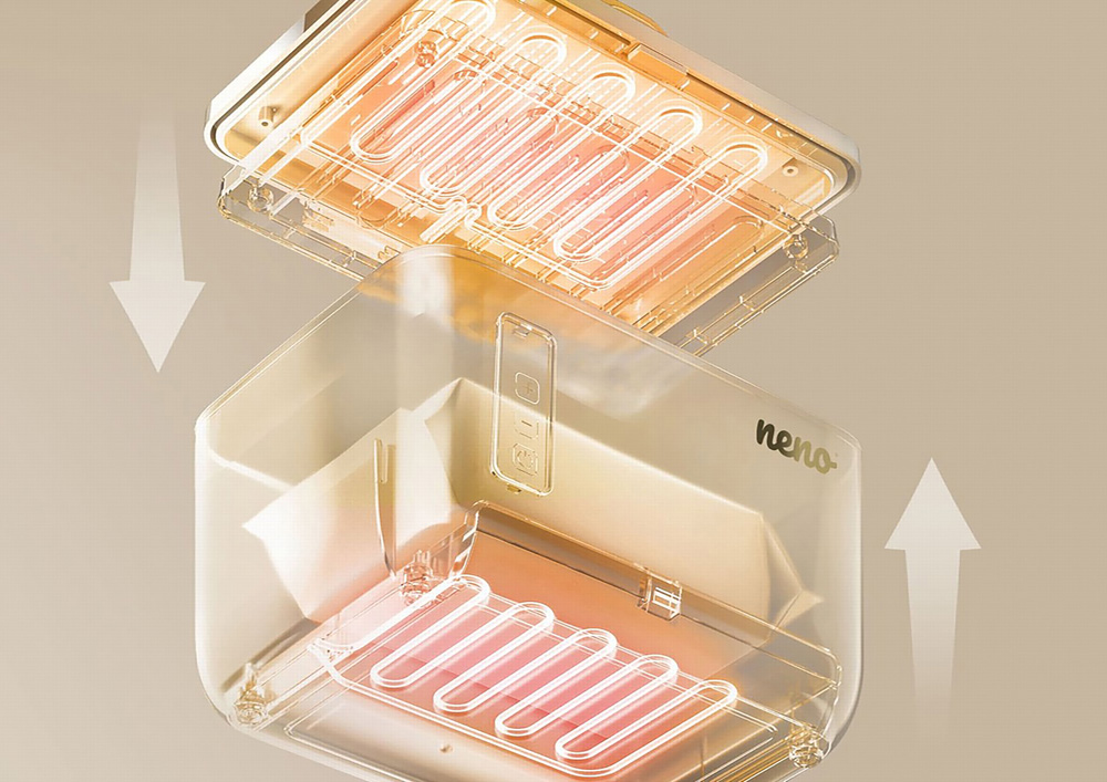 NENO Box na ohrievanie vlhčených obrúskov Calme