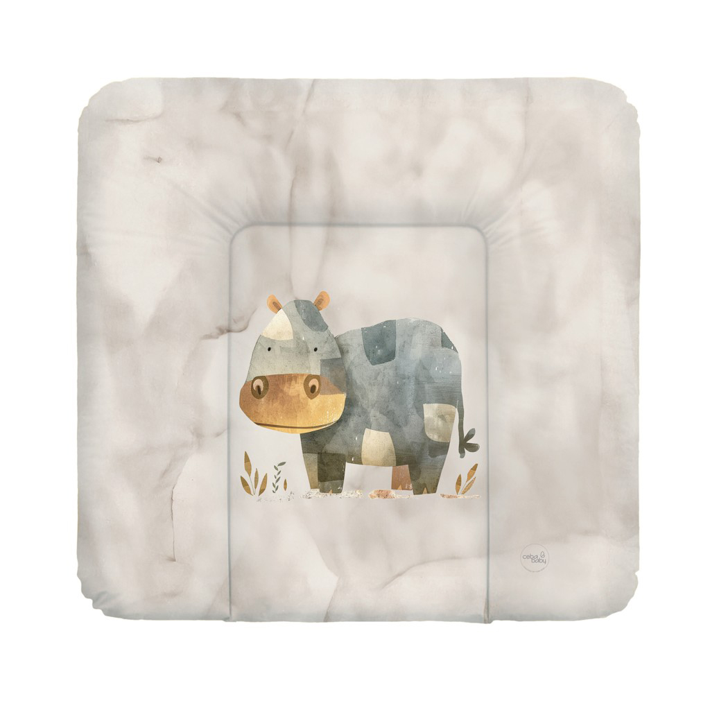 CEBA BABY Podložka prebaľovacia mäkká (75x72) Basic Cosy Hippo