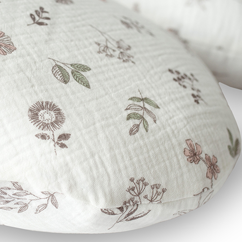 CEBA Vankúš na dojčenie Cebuška Duo Mušelín Small Twigs 300 cm