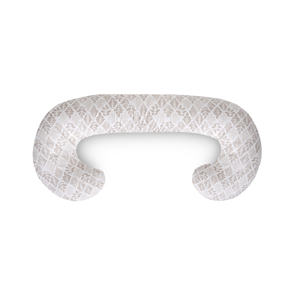 CEBA Vankúš na dojčenie Cebuška Duo Žerzej Brown Leaves 300 cm