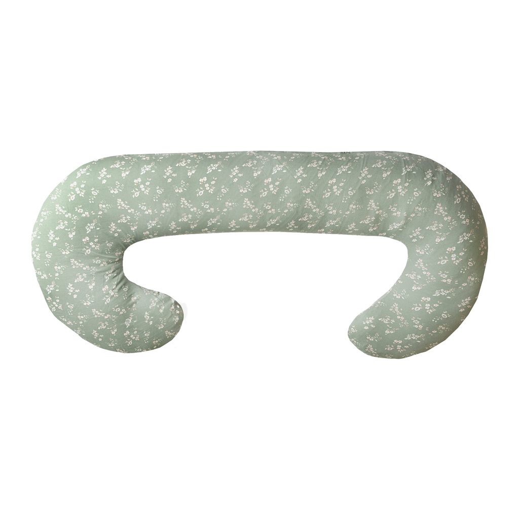 CEBA Vankúš na dojčenie Cebuška Duo Žerzej Green Meadow 300 cm