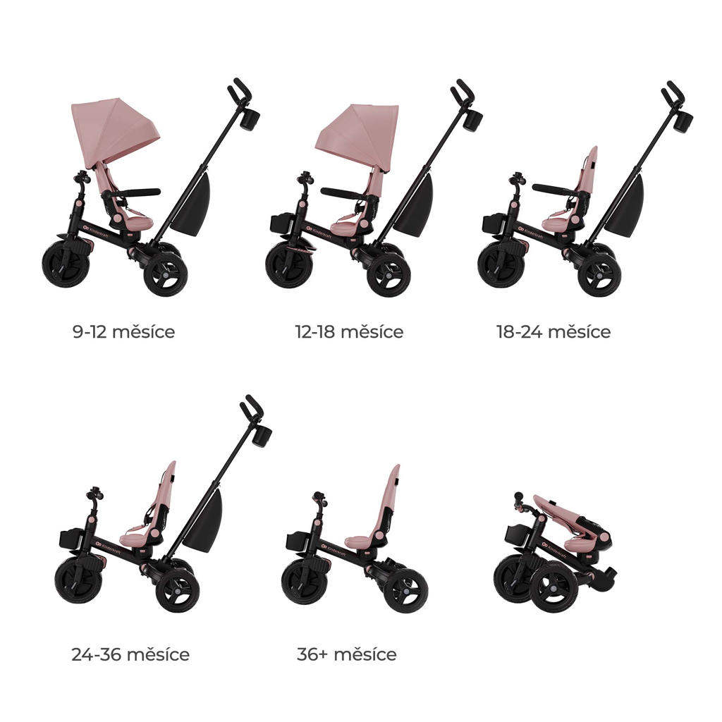 KINDERKRAFT Trojkolka Aveo 2 Plus Pink