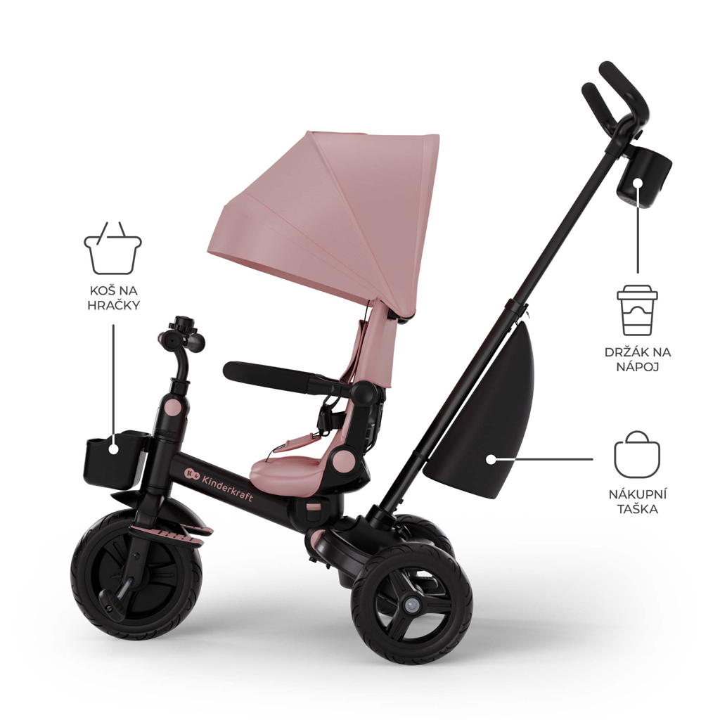 KINDERKRAFT Trojkolka Aveo 2 Plus Pink