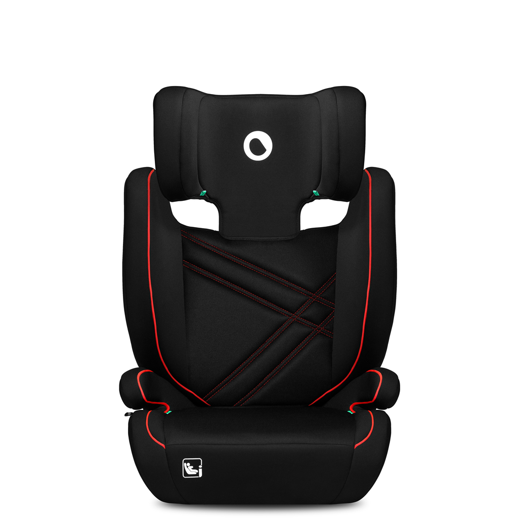 LIONELO Autosedačka Hugo i-Size (100-150 cm) Sporty Black Red