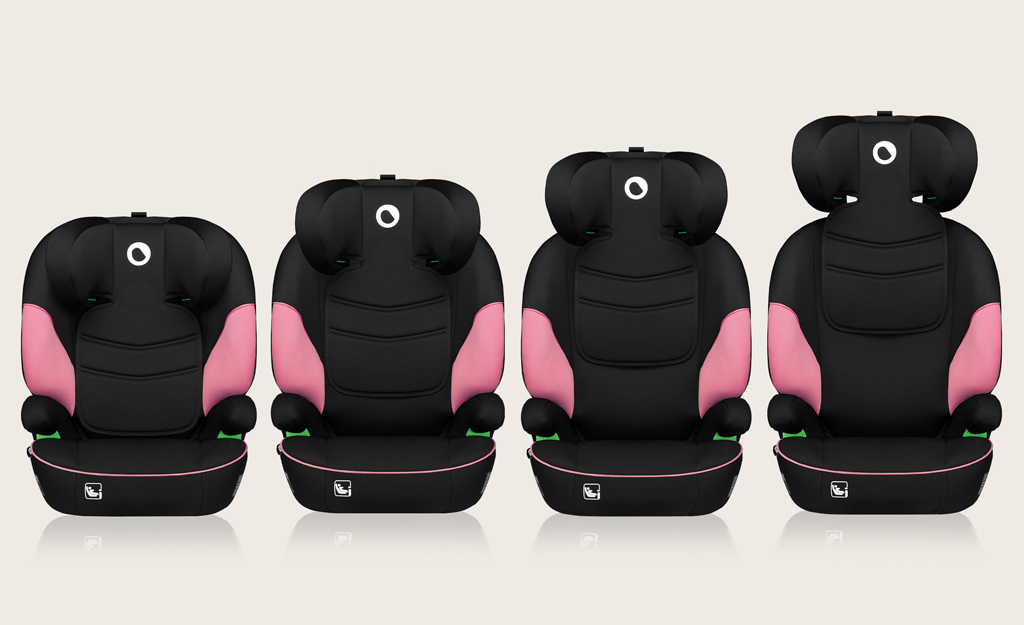 LIONELO Autosedačka Lars i-Size (100-150 cm) Pink Baby