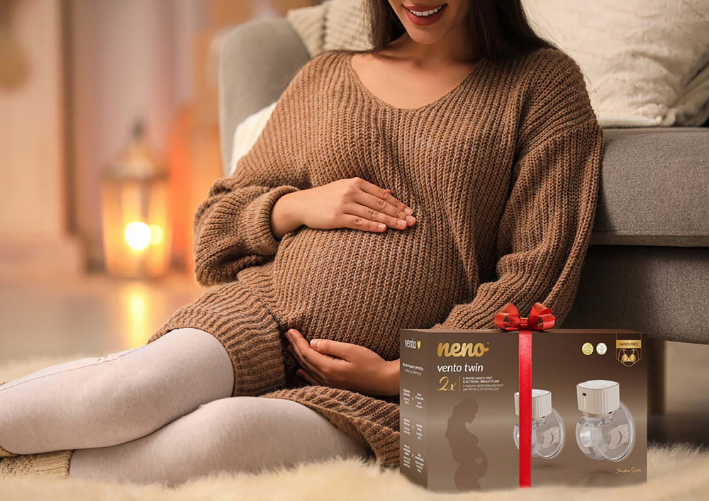 NENO Odsávačka materského mlieka duo elektrická Vento Twin