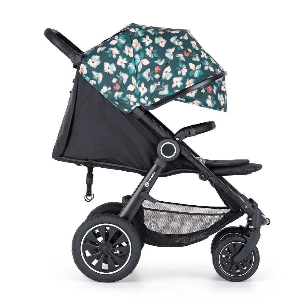 PETITE&amp;MARS Kočík Street+ Air Black Limited 100 Flowers