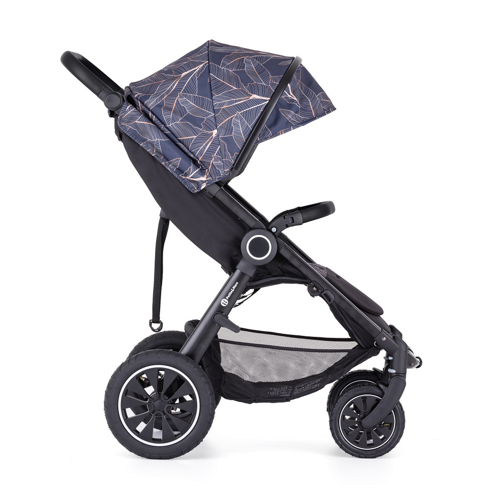 PETITE&amp;MARS Kočík Street+ Air Black Limited 100 Palmtree